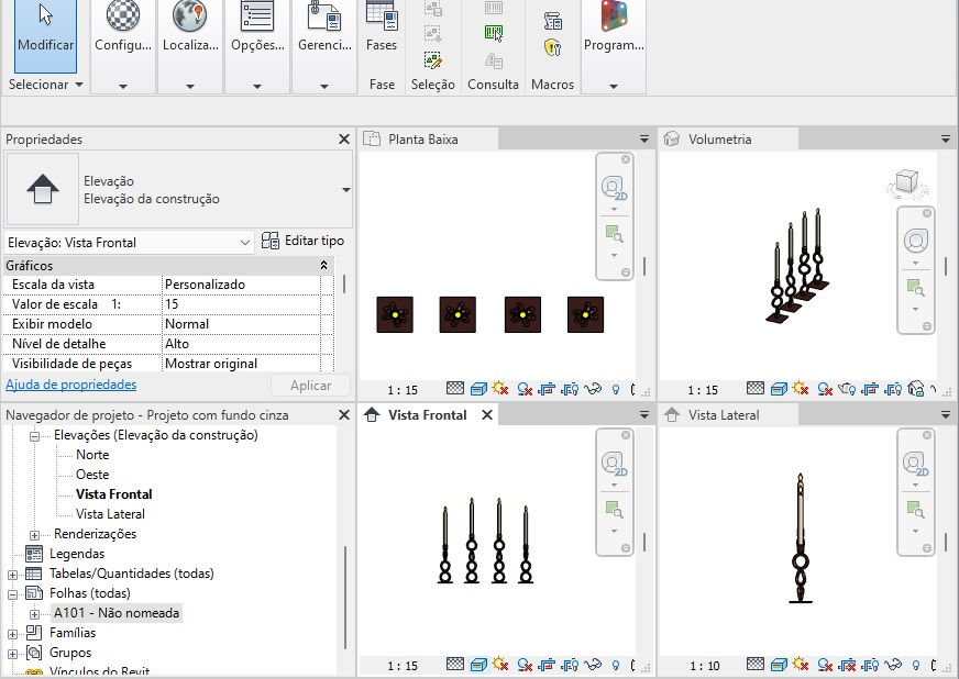 Thumbnail: M Candlestick Scalable Revit High Quality