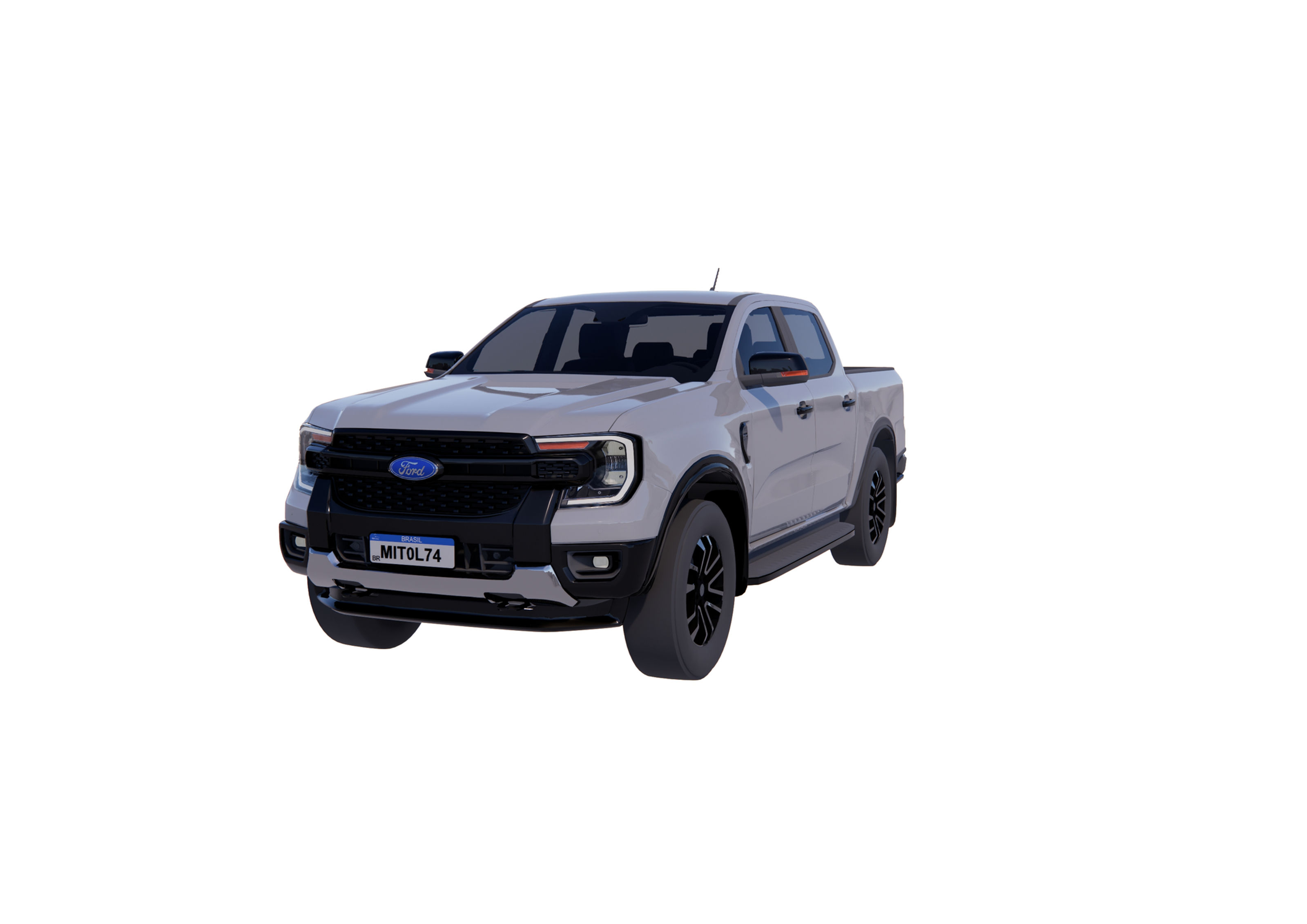 L Ford Ranger Sport 2024 Revit