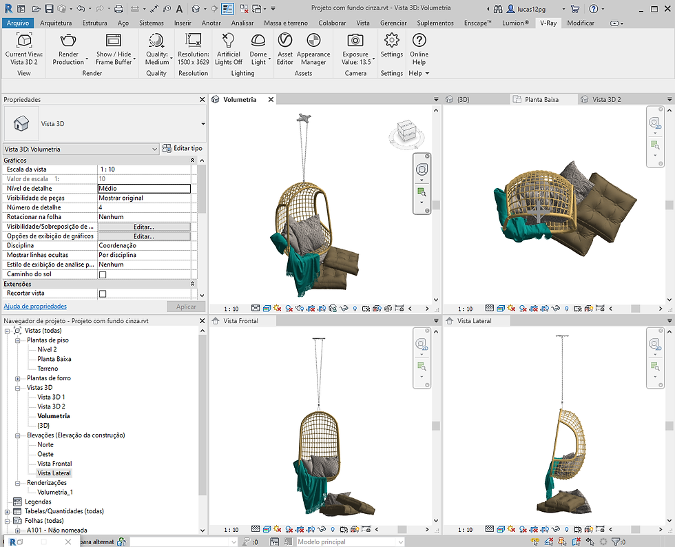 Thumbnail: Armchair Revit 30 High Quality