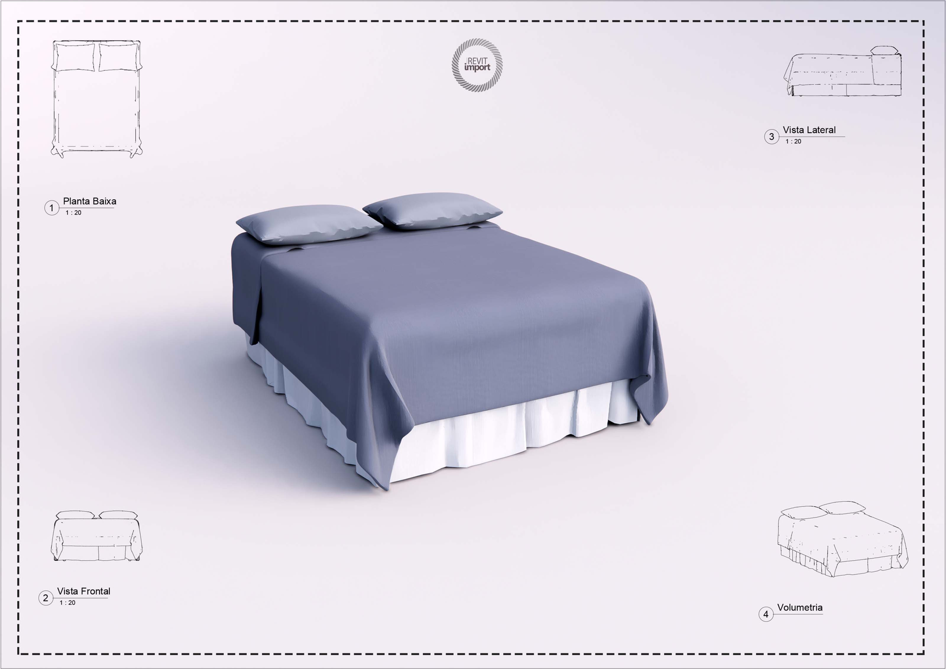 R Double Box Bed Without Headboard