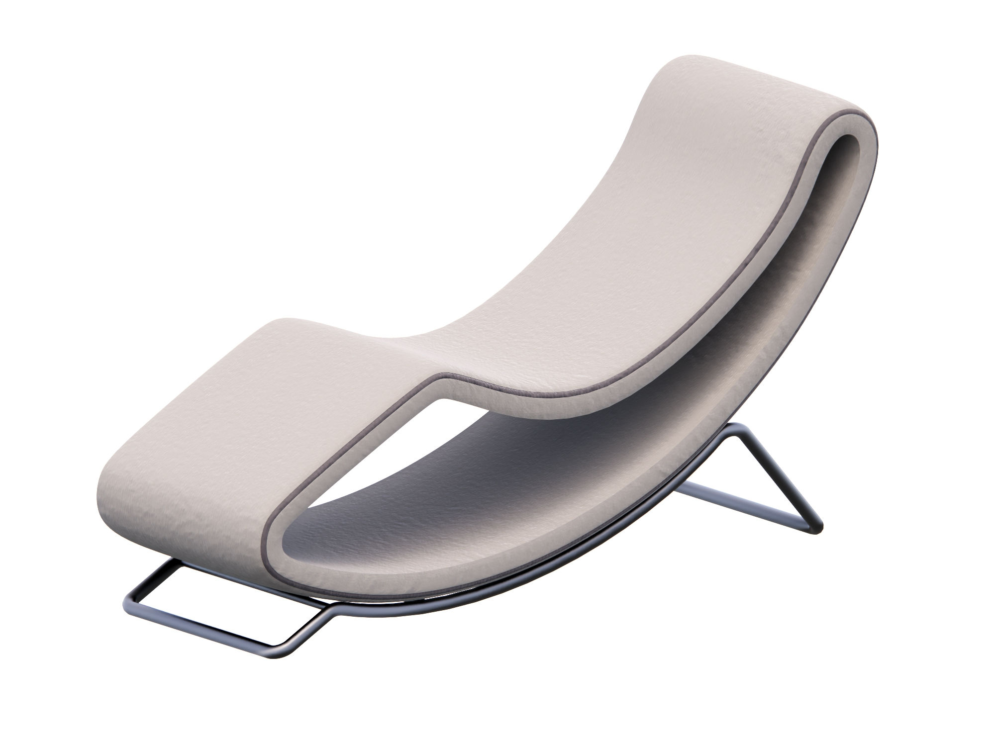 Chaise Futurista Textured Revit Blocks