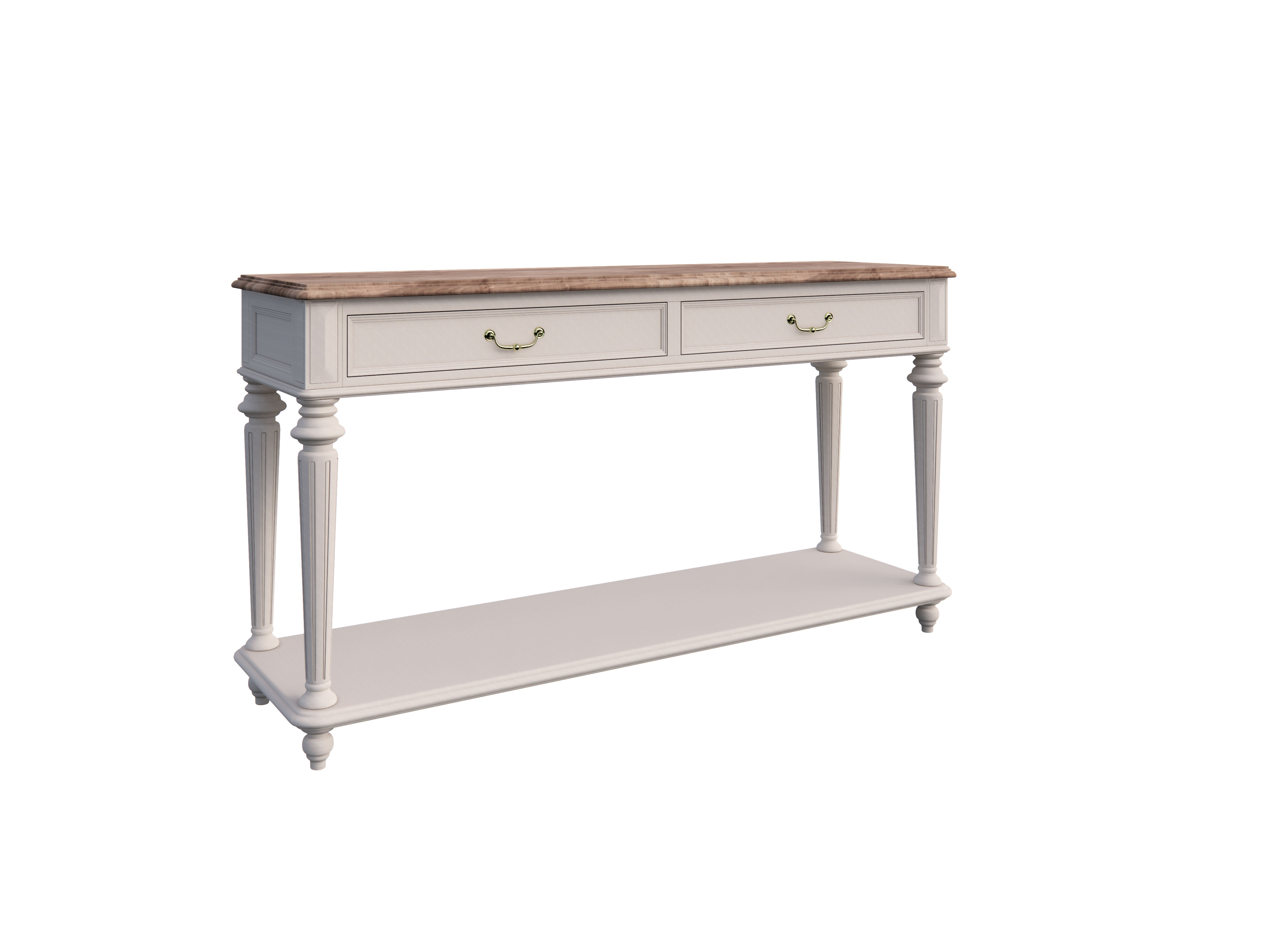 Sideboard Classic Full Revit Block Family