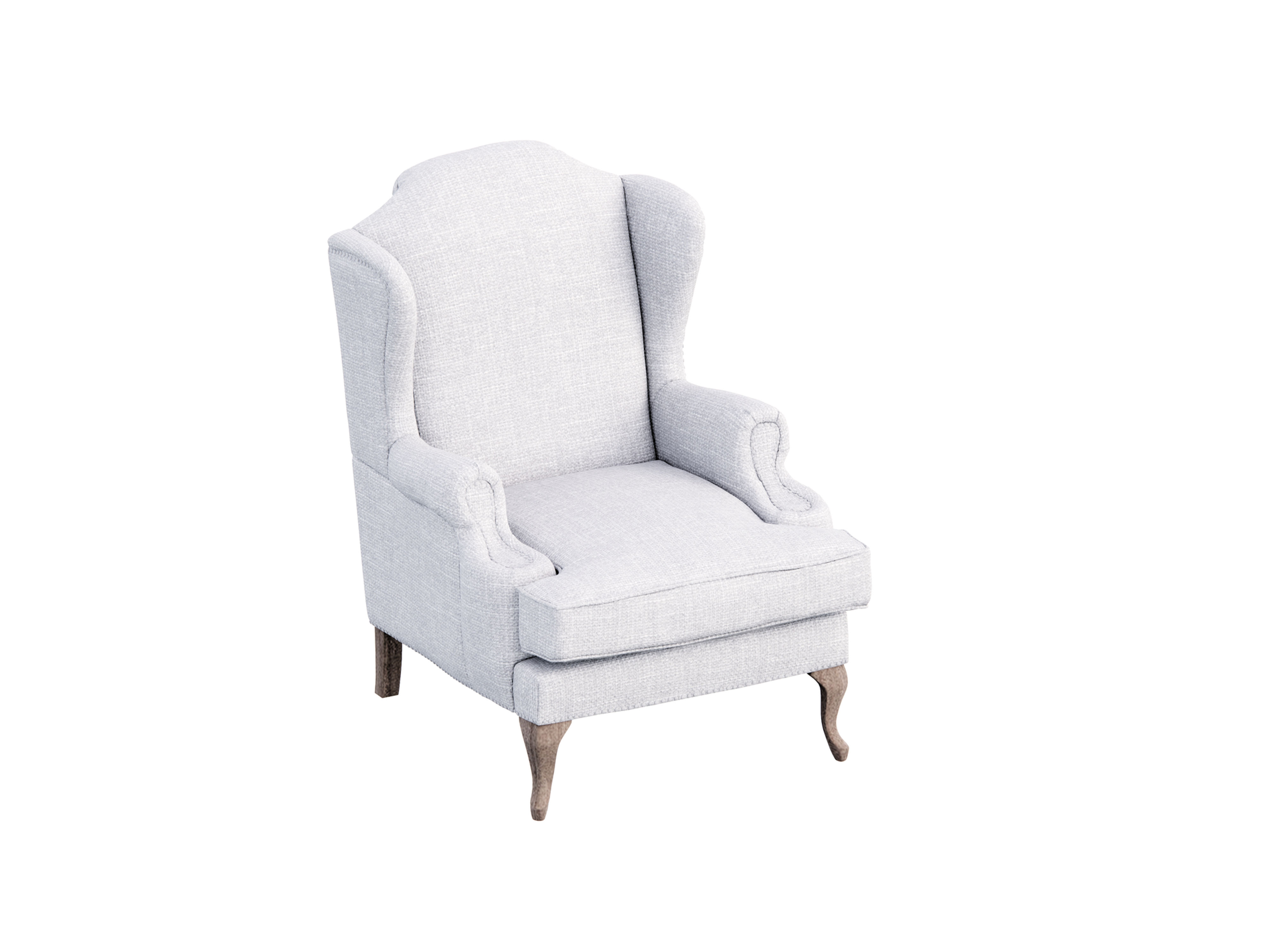 Armchair Louis Textured Revit Blocks 2023
