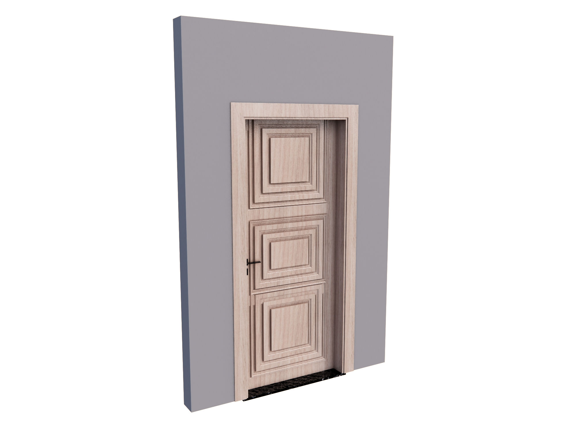 F Parametric PTG 037 Door With Cushions 03 Sections 01 Swivel Leaf