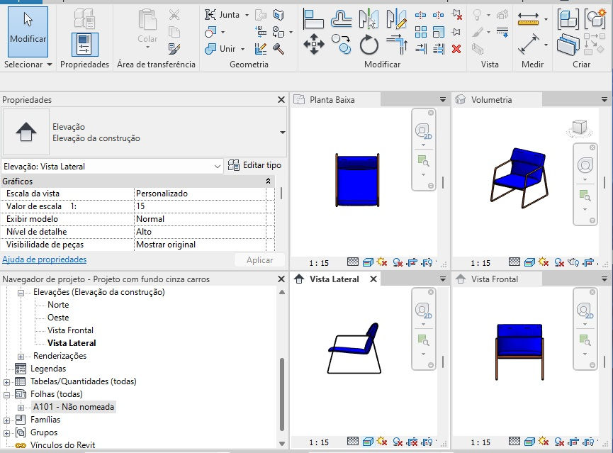 Thumbnail: V Armchair 21 Revit High Quality
