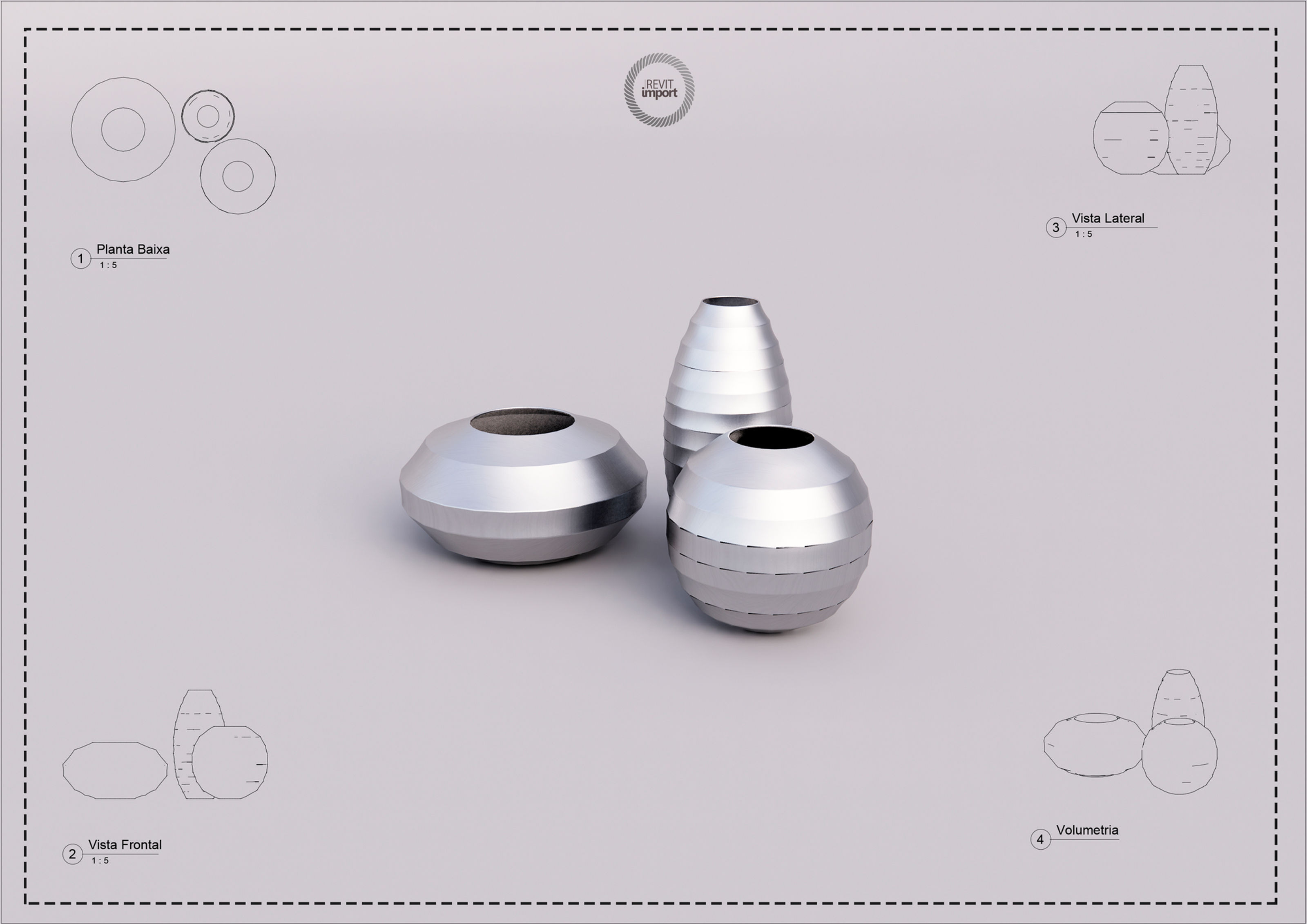 M Decoration ED 181 Scalable Revit