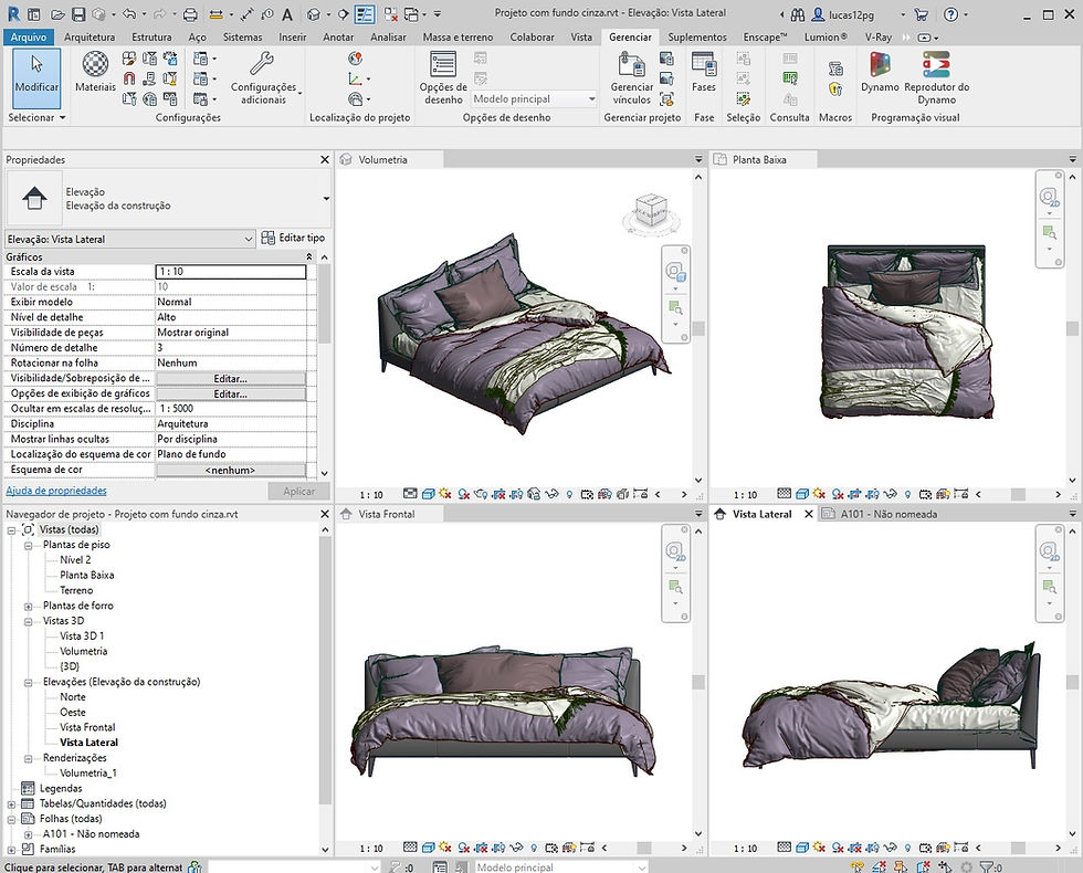 Thumbnail: Bed Revit 9 High Quality