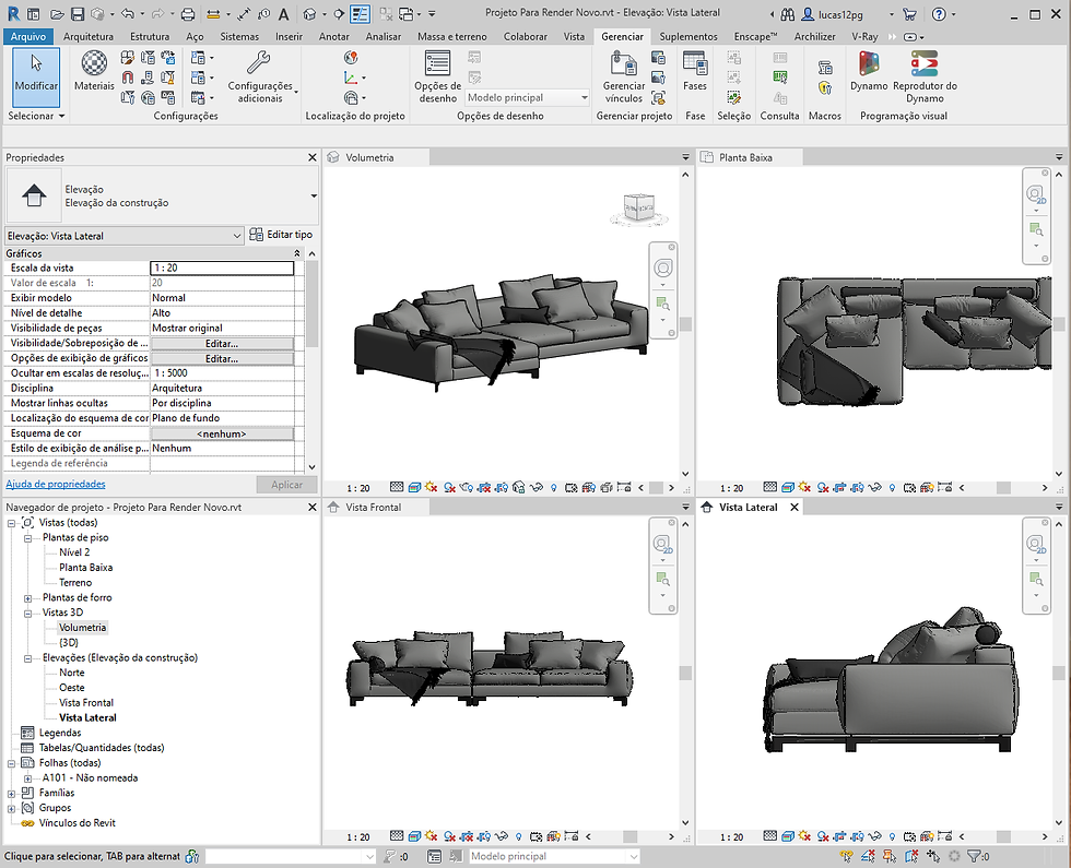 Thumbnail: Sofa Revit 53 High Quality