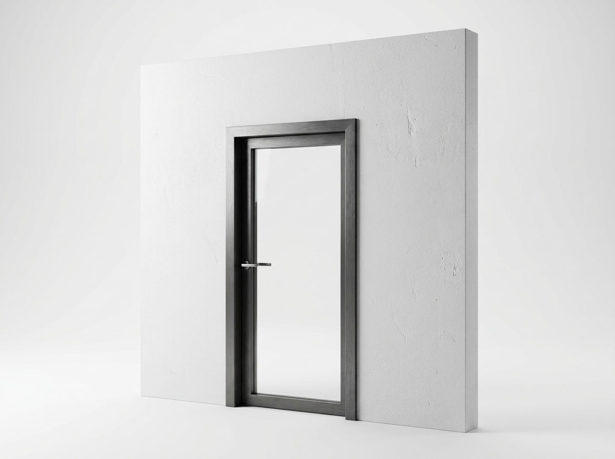 Parametric Aluminum-framed hinged Door 03