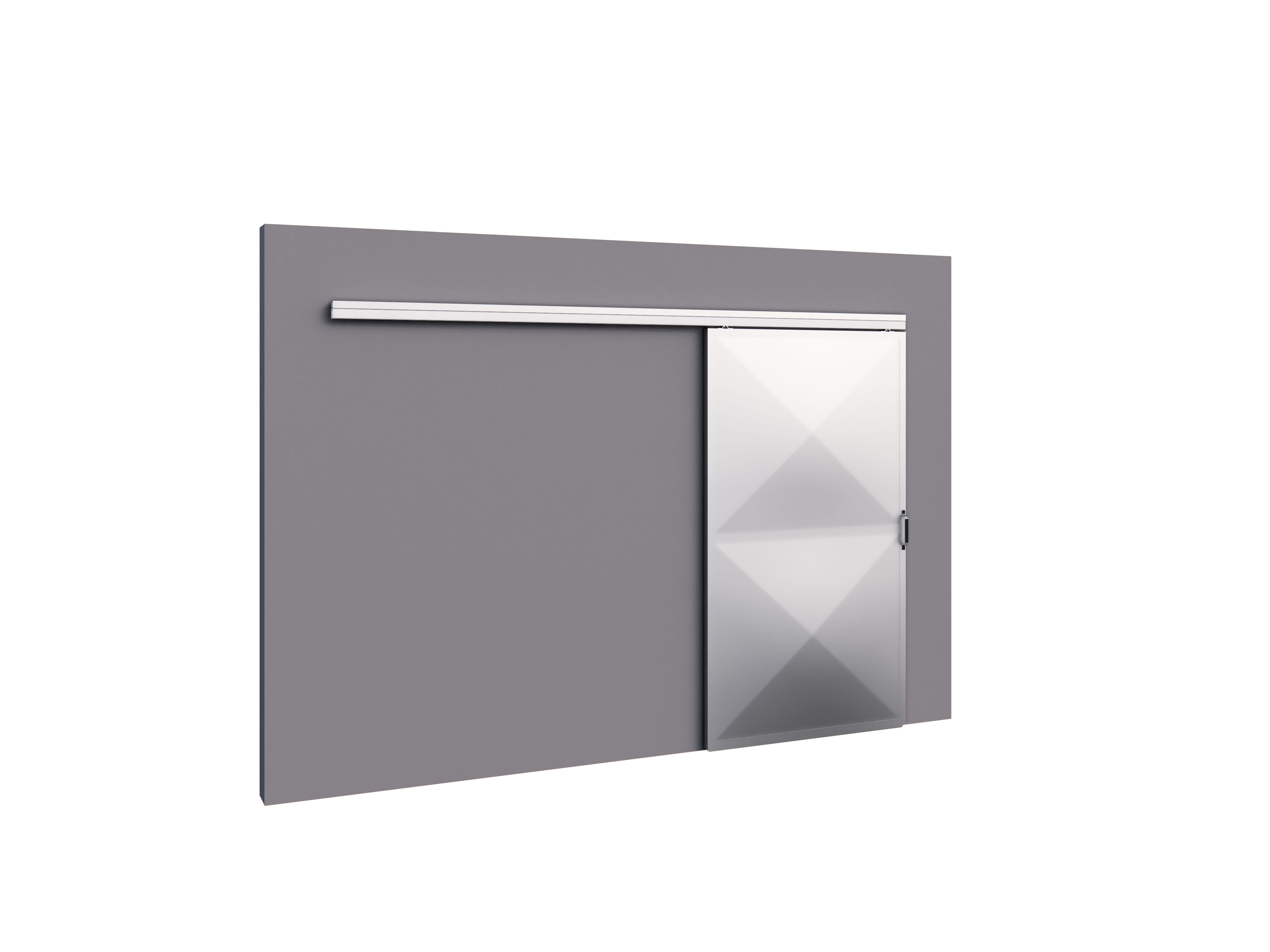F Parametric PTM_006_Plate Metal Sliding Door 1 Leaf