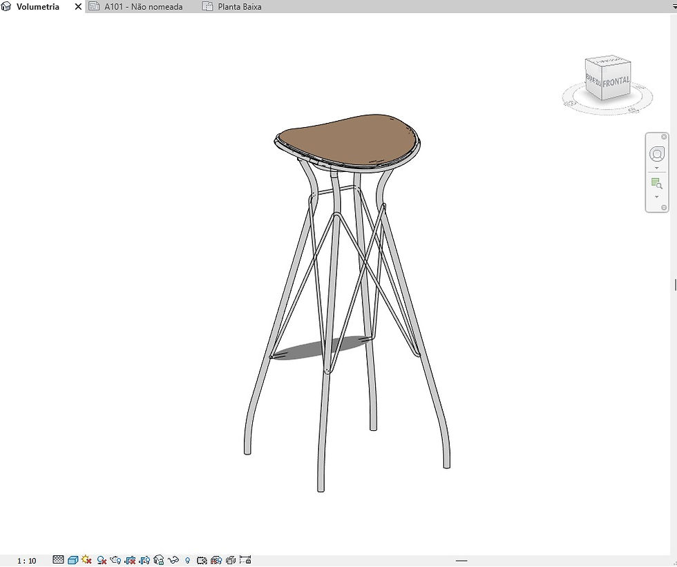 Thumbnail: V Stool Divano Revit High Quality