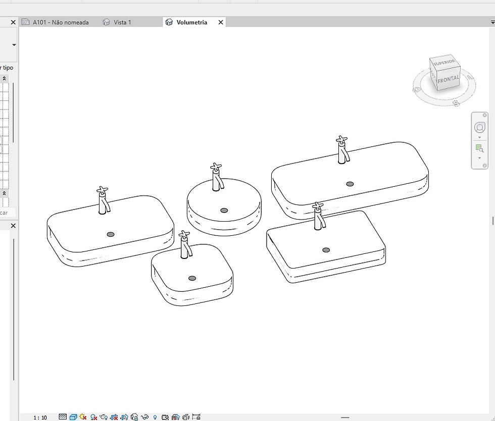 Thumbnail: V  5 Sink with Faucet Revit High Quality