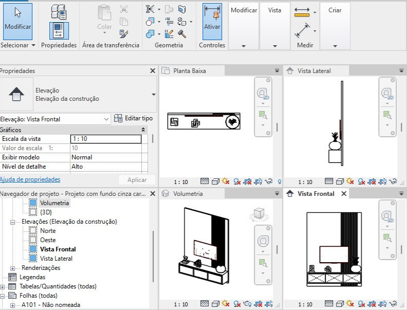 Thumbnail: G Parametric Decorated TV Panel Rack 3