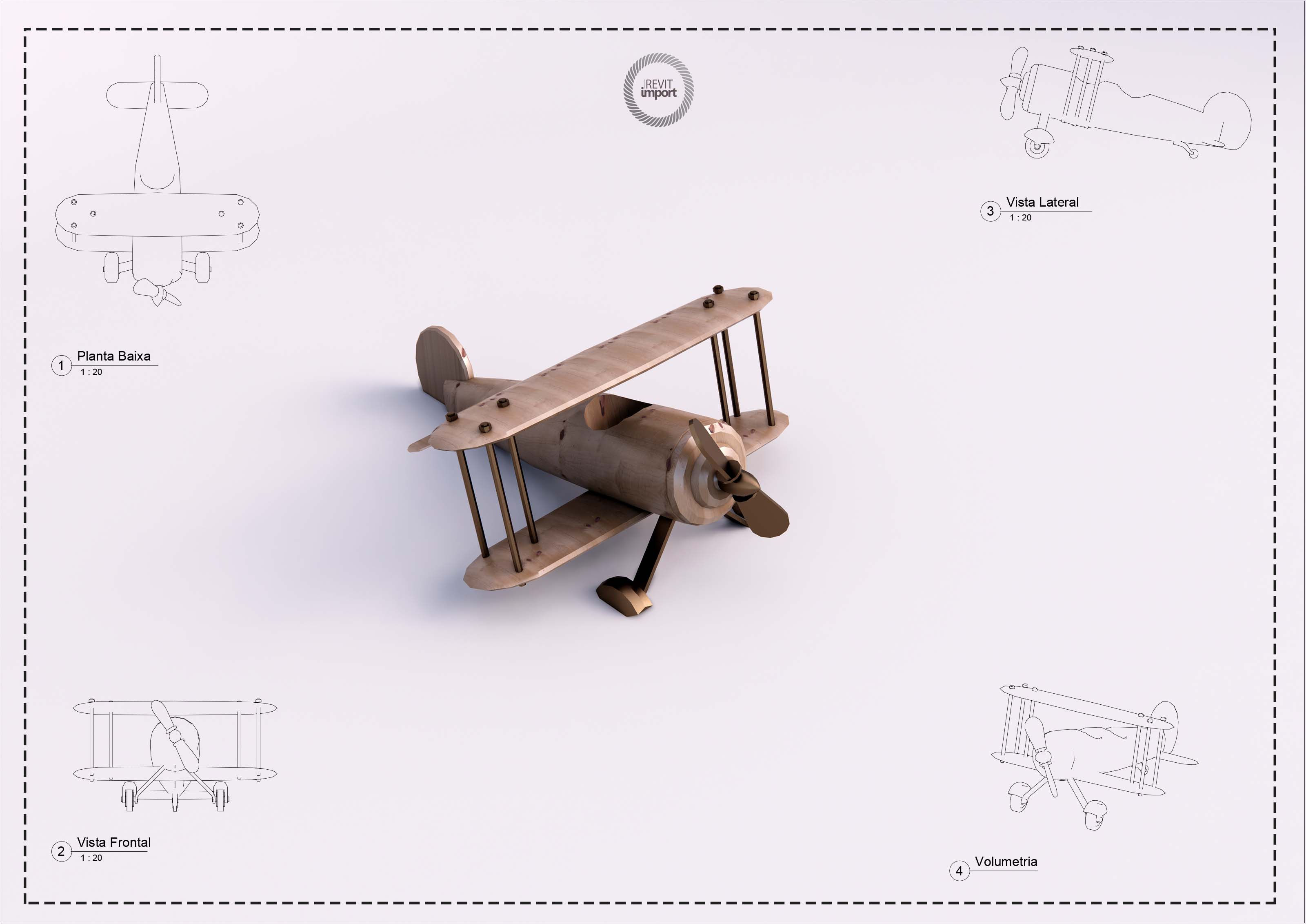 R Decoration Scalable Plane Revit High Quality