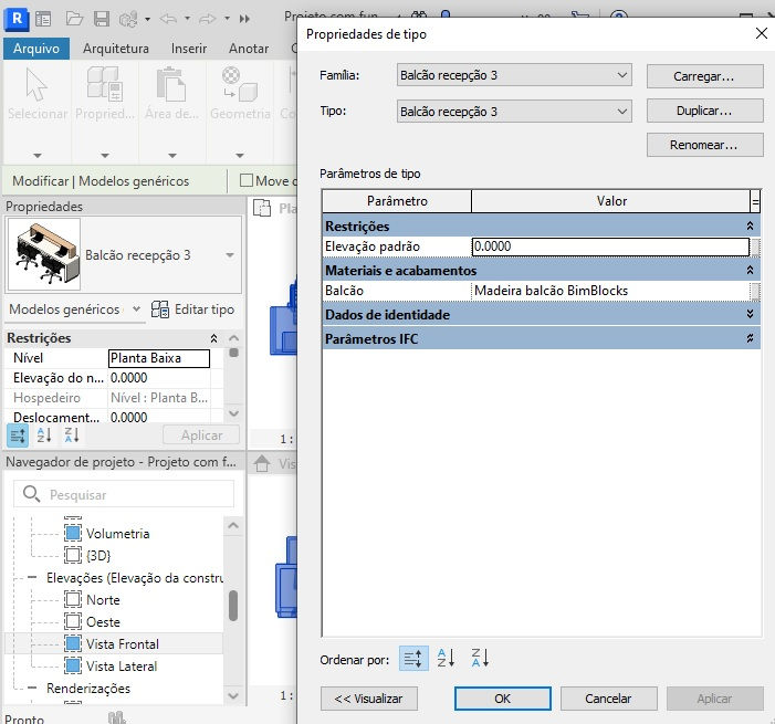 Thumbnail: G Parametric Desktable Reception Desk 3 Revit Import