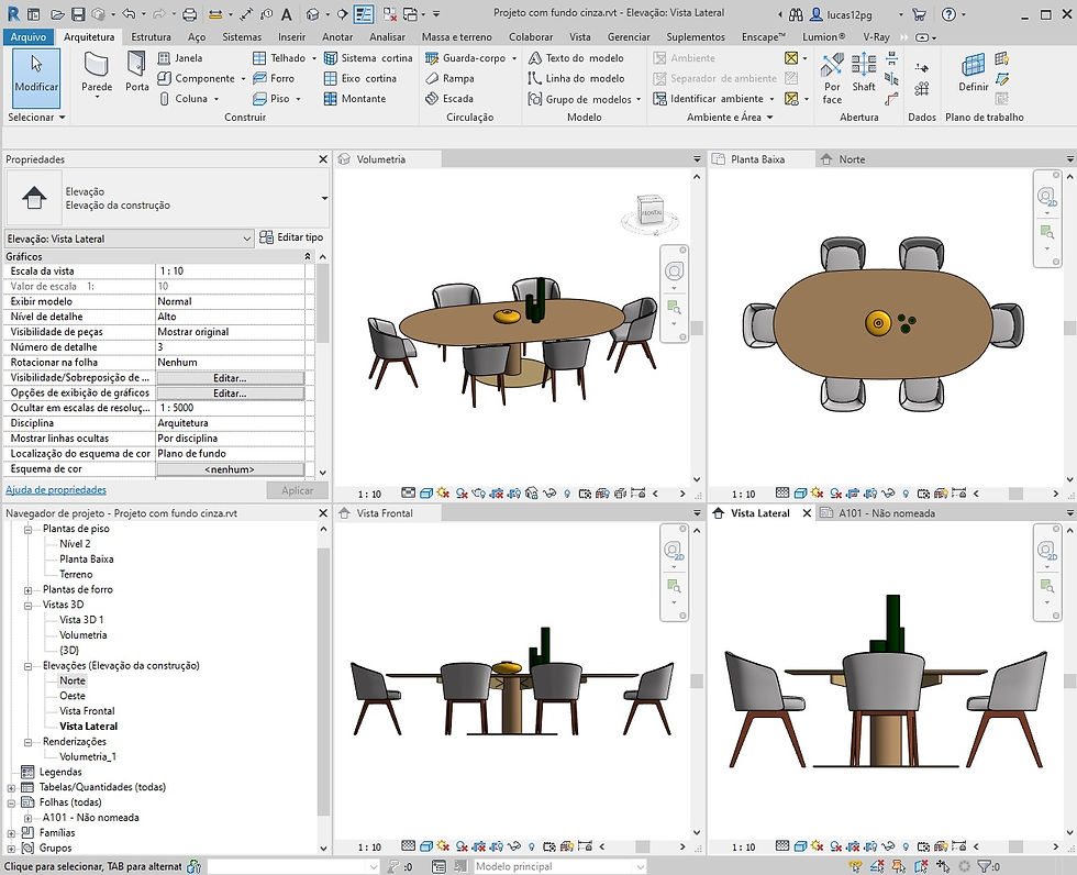 Thumbnail: Table + Chair Revit 4 High Quality