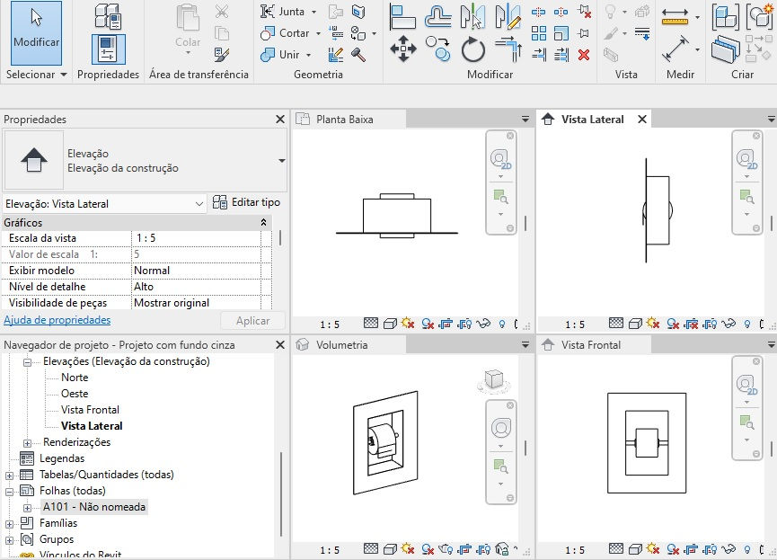 Thumbnail: Parametric V Toilet Paper Niche Revit High Quality