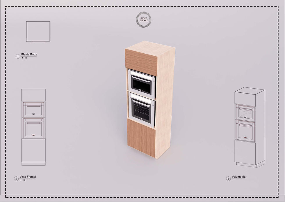 Thumbnail: R Parametric Cabinet Hot Tower Revit
