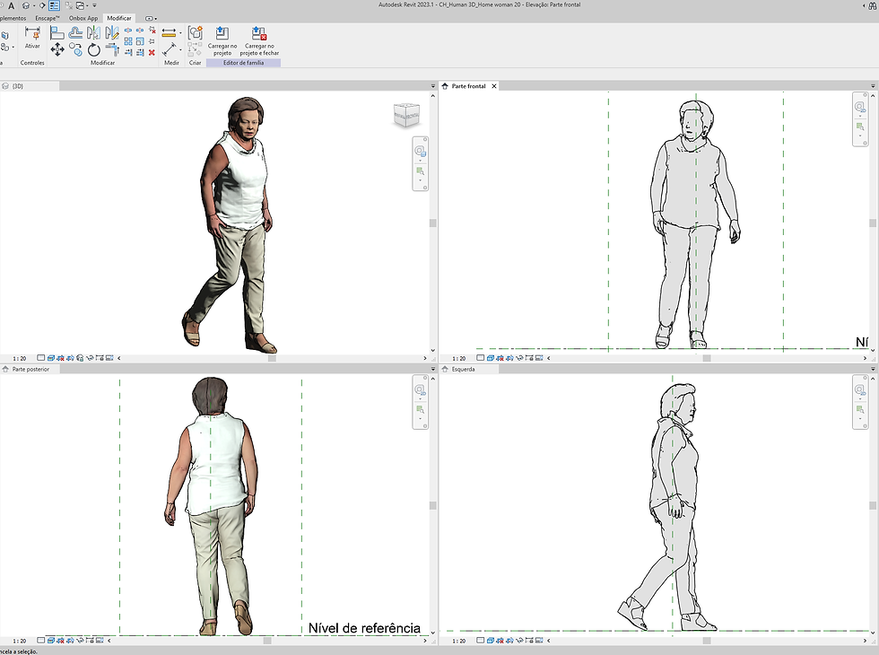 Thumbnail: S Realistic Person Woman Reny Textured Revit 2023