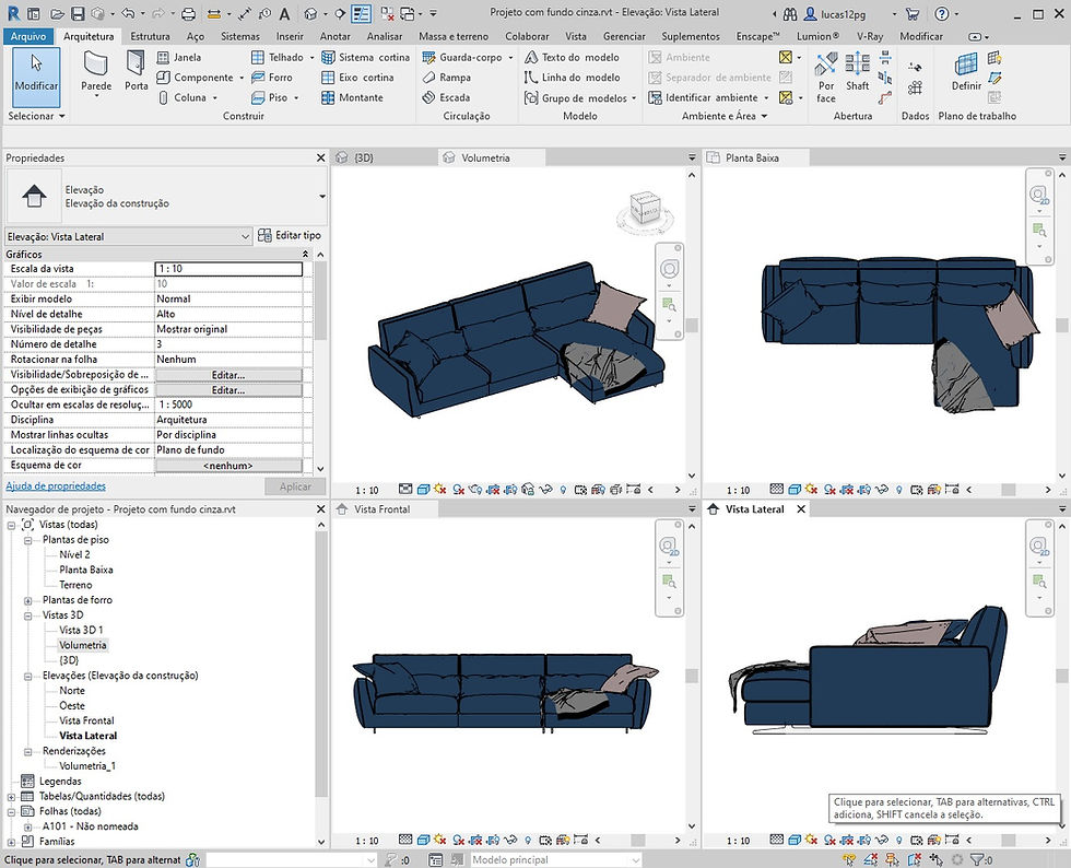Thumbnail: Sofa Revit 35 High Quality