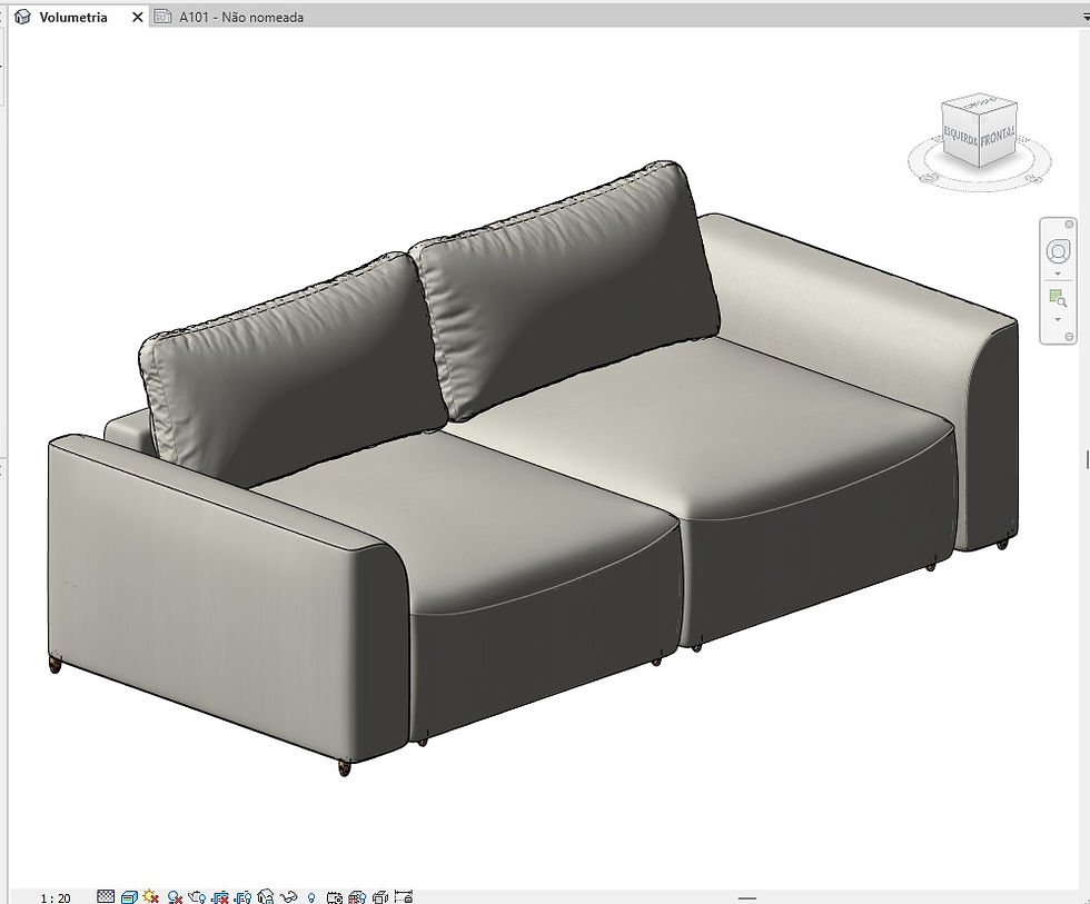 Thumbnail: V Sofa 8  Revit