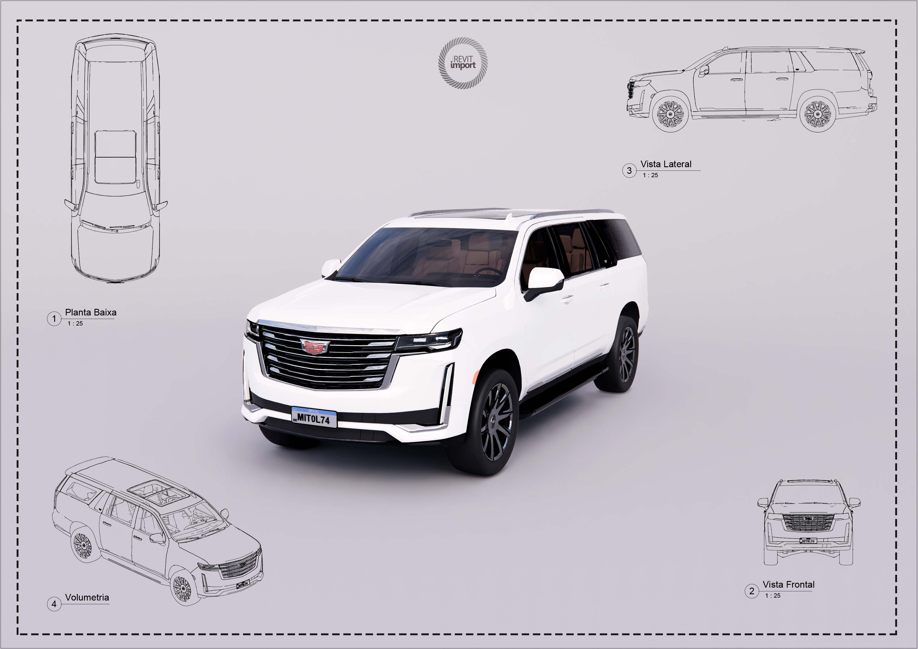 L Escalade 2022 Revit High Quality