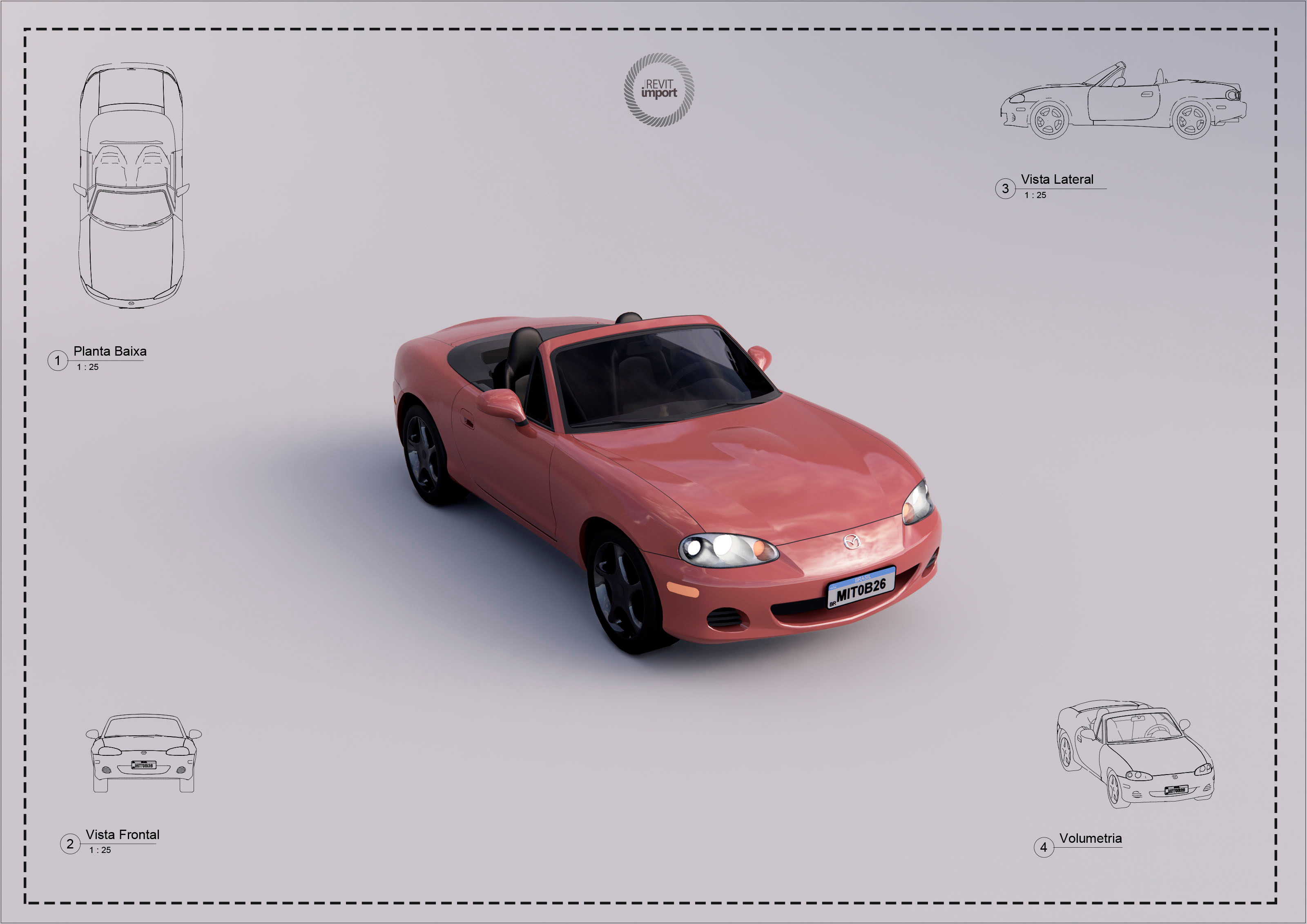 L Mazda MX-5 Revit High Quality