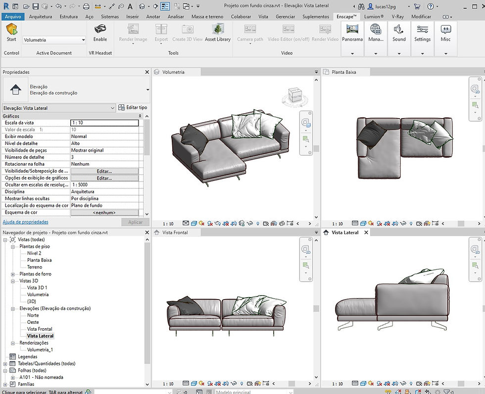 Thumbnail: Sofa Revit 25 High Quality