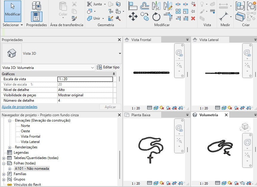 Thumbnail: M Scalable Christian Rosary Decoration Revit High Quality
