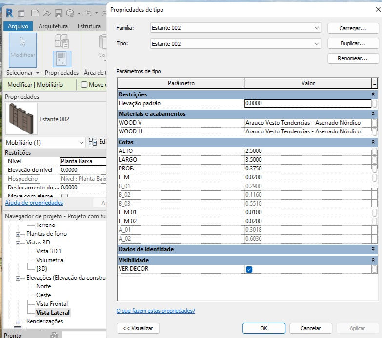 Thumbnail: K Parametric Showcase for Books Bookcase Decorated 002 Revit Block