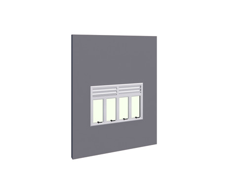F Parametric JNL_093_Maxim-Ar Window 04 Leaves With 02 Fixed Top ...