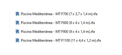 Thumbnail: R Kit Pool Mediterrânea With 4 Sizes Revit