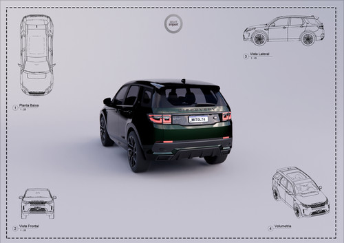 L Land Rover Discovery Revit High Quality | RevitImport