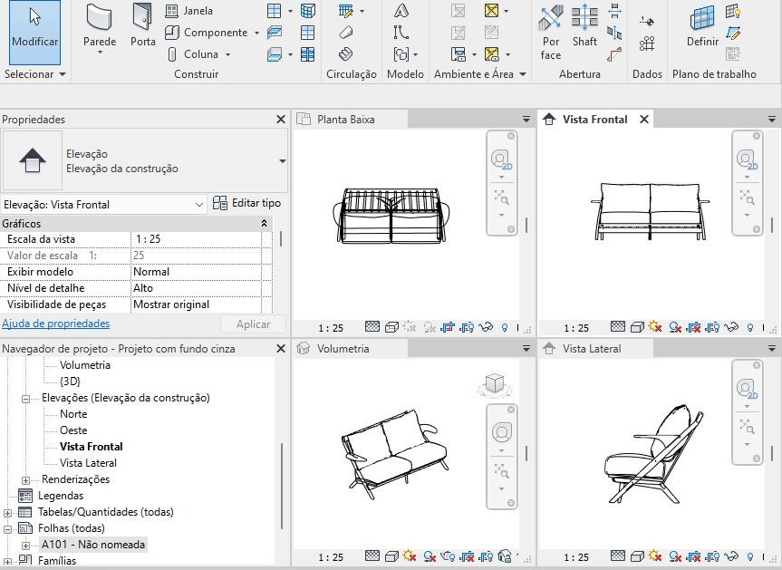 Thumbnail: Sofa 89 Scalable Revit High Quality