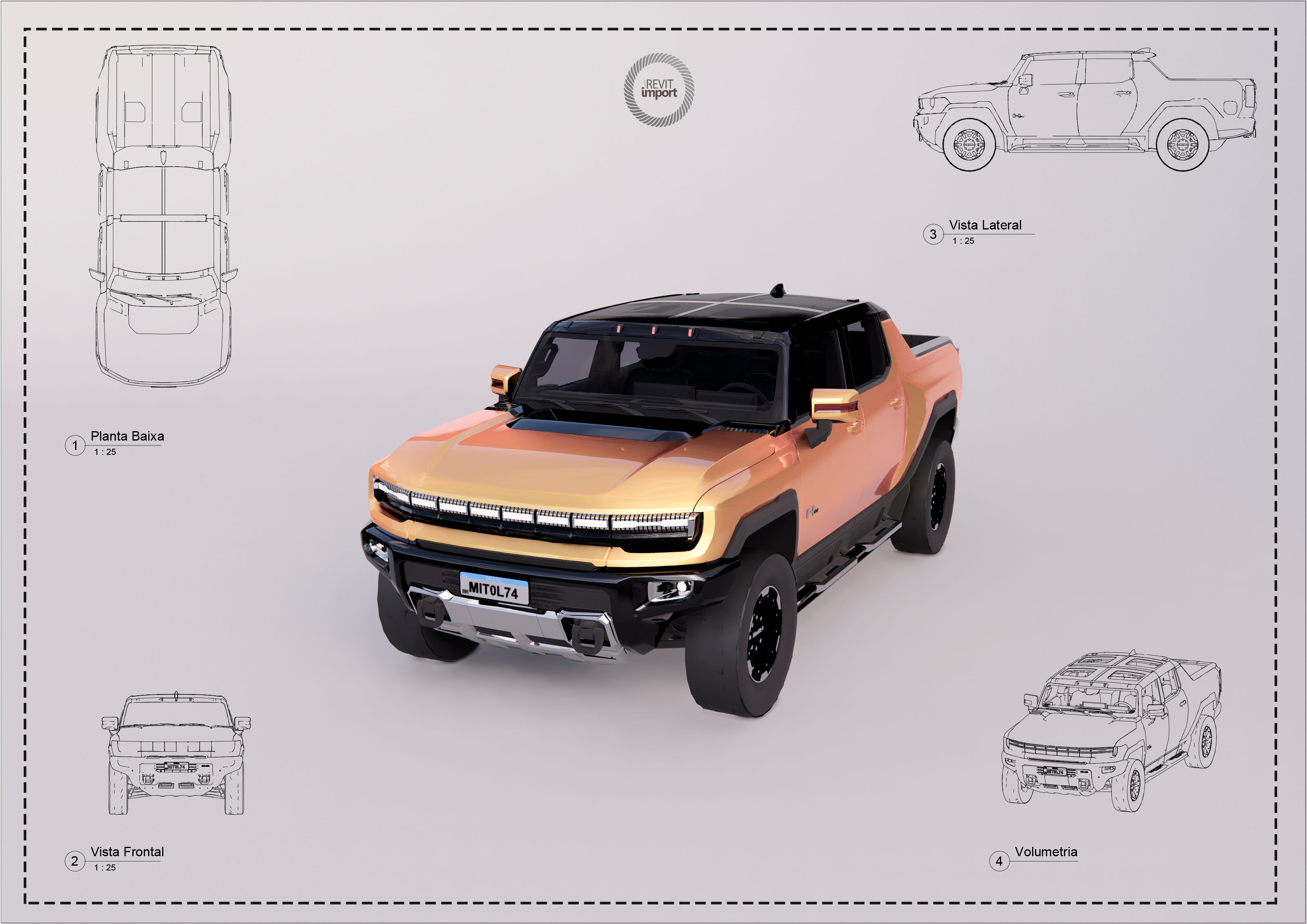 L Hummer EVRevit High Quality