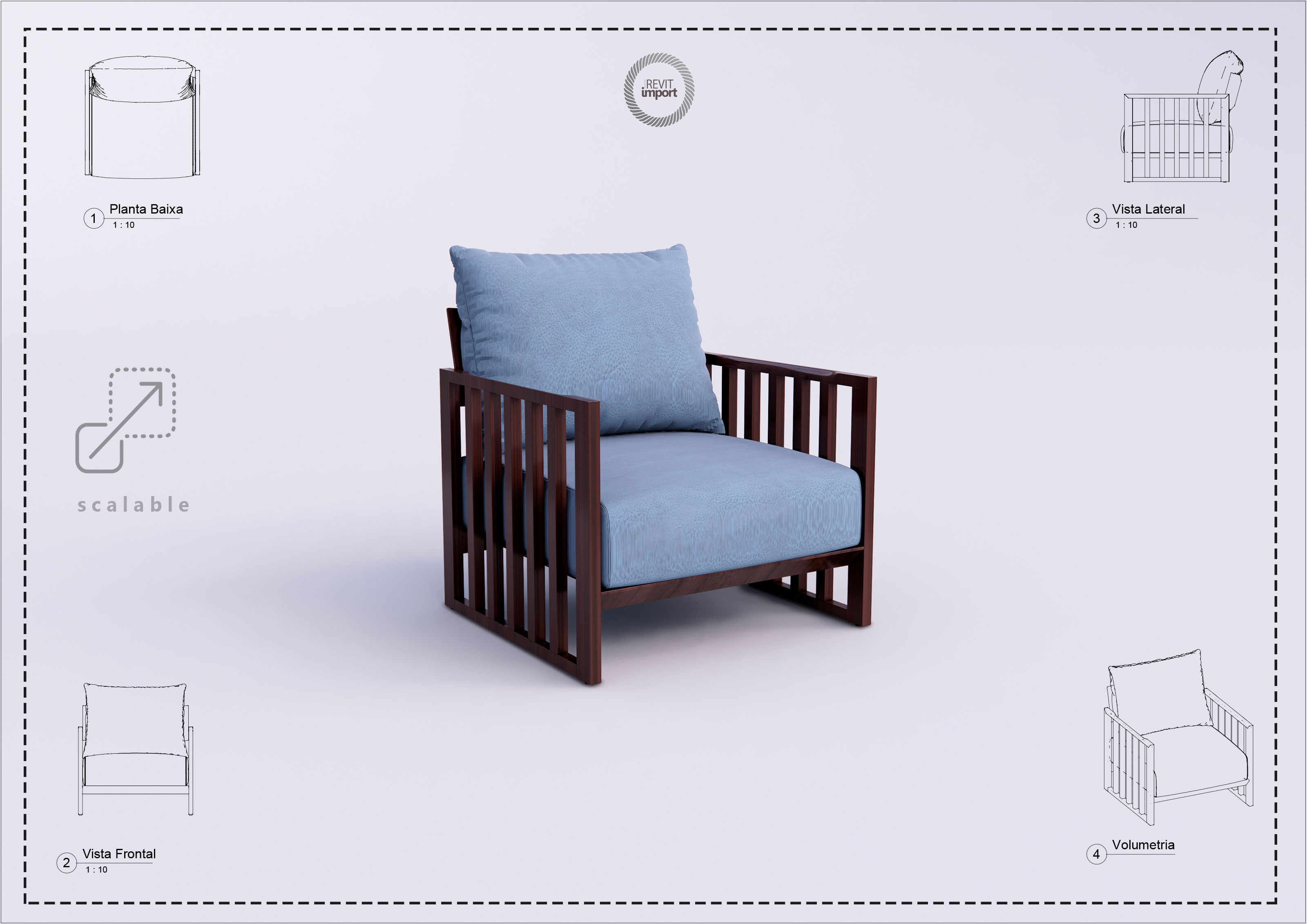 Armchair 89 Scalable High Quality