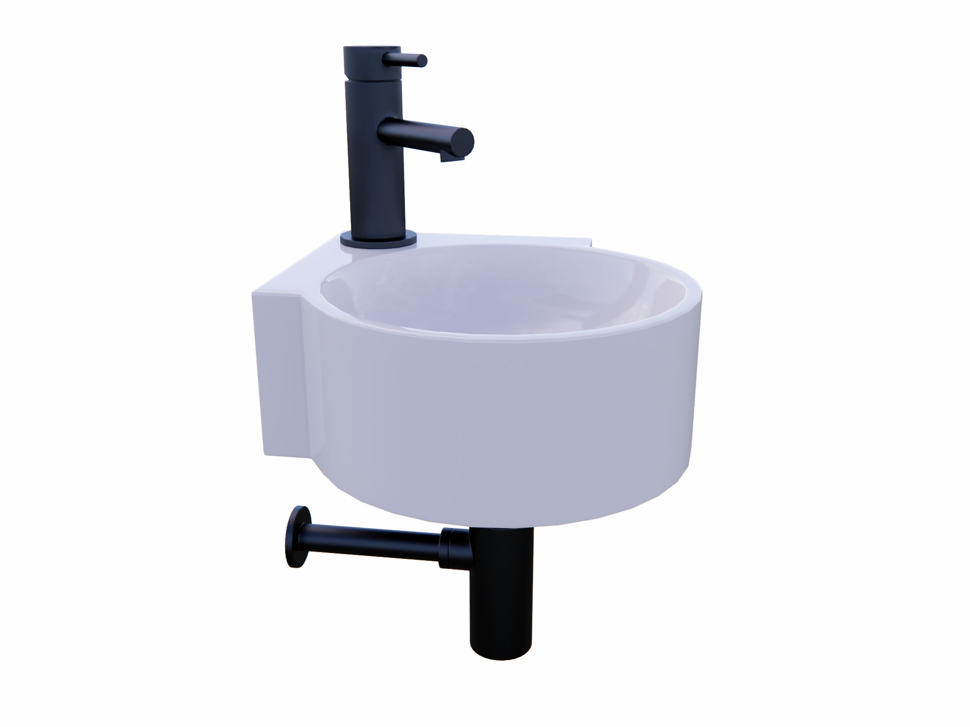 Sink Compact 1 Blocks Revit Family