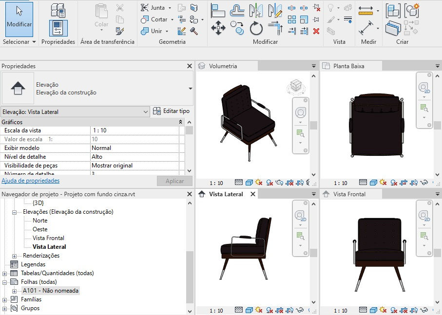 Thumbnail: Armchair Revit 57 High Quality