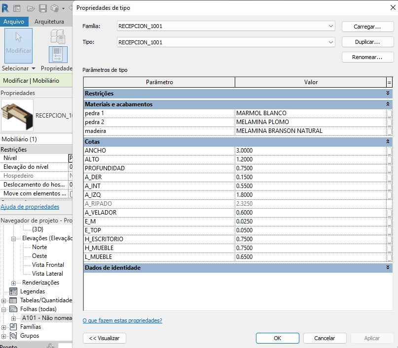 Thumbnail: M Counter Reception Revit High Quality