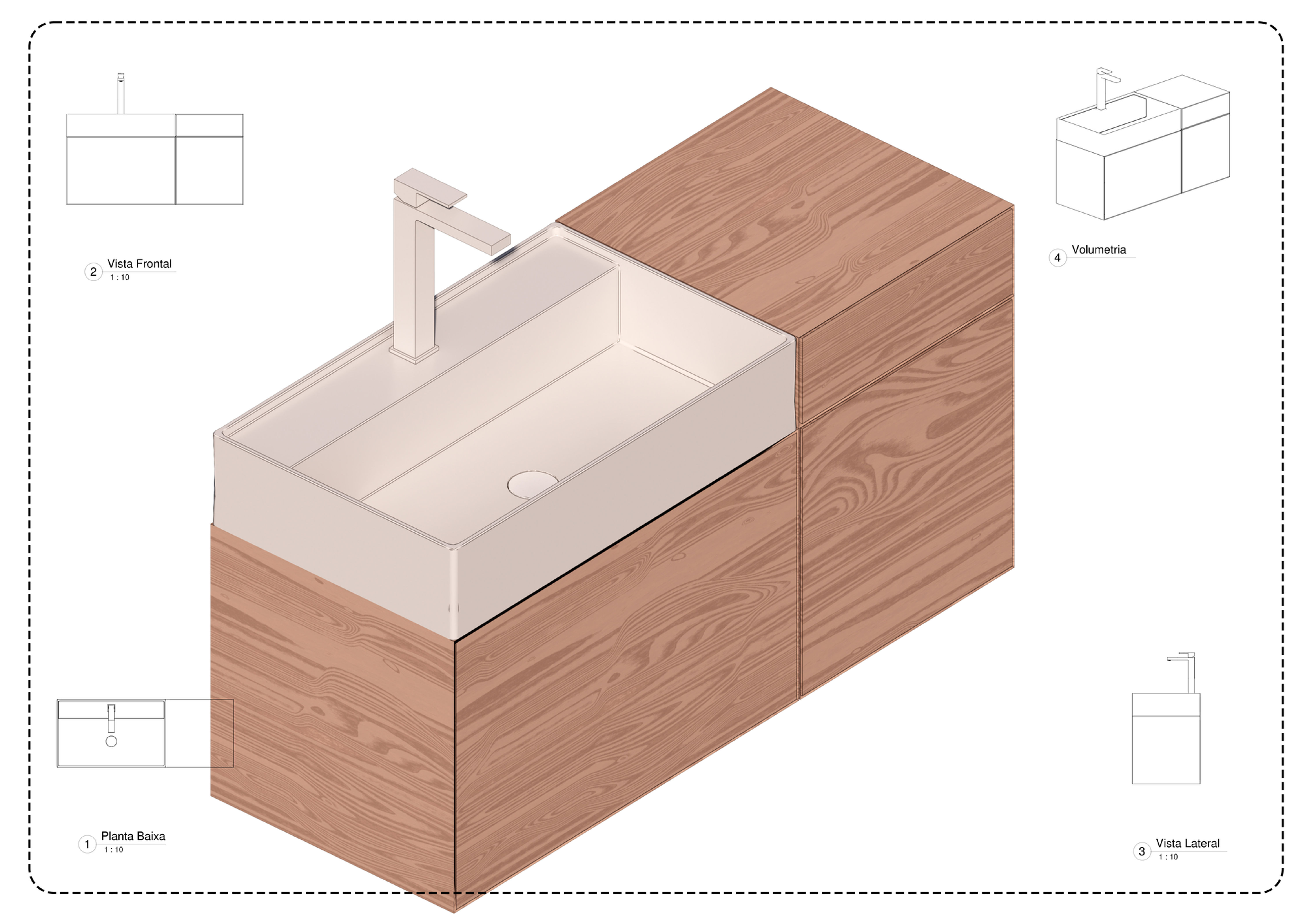 Bathroom Sink Parametric High Quality