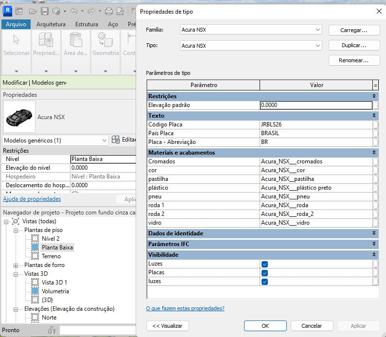 Thumbnail: Acura NSX Textured Block Revit 2023