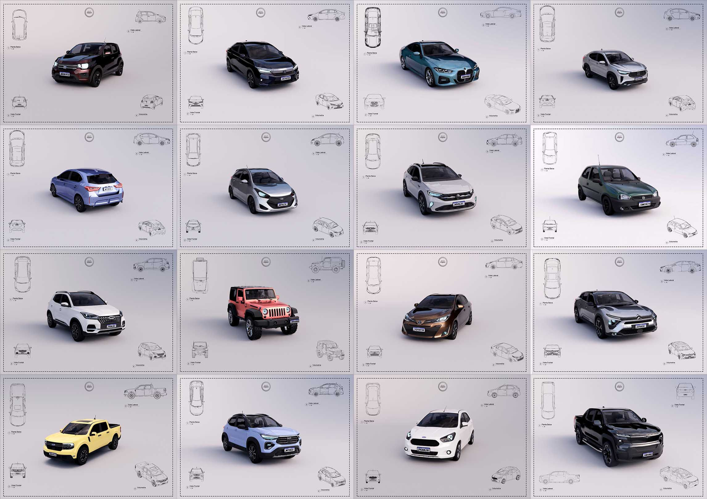 L PACK VEHICLES Vol. 5 With 32 Models