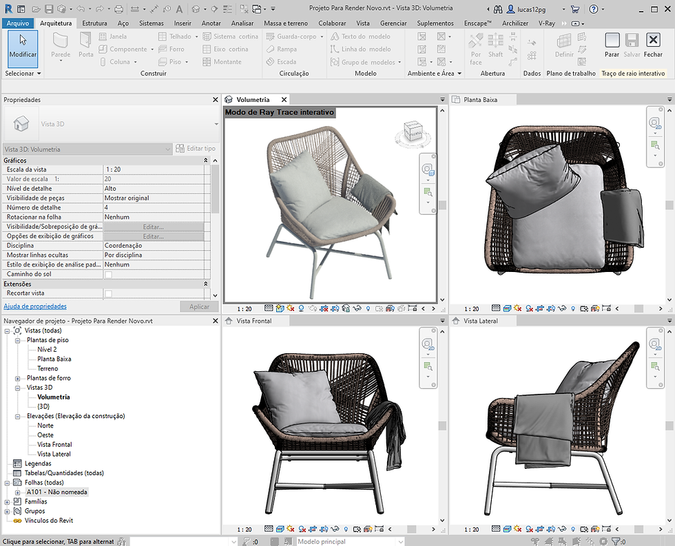 Thumbnail: Chair Revit 15 High Quality