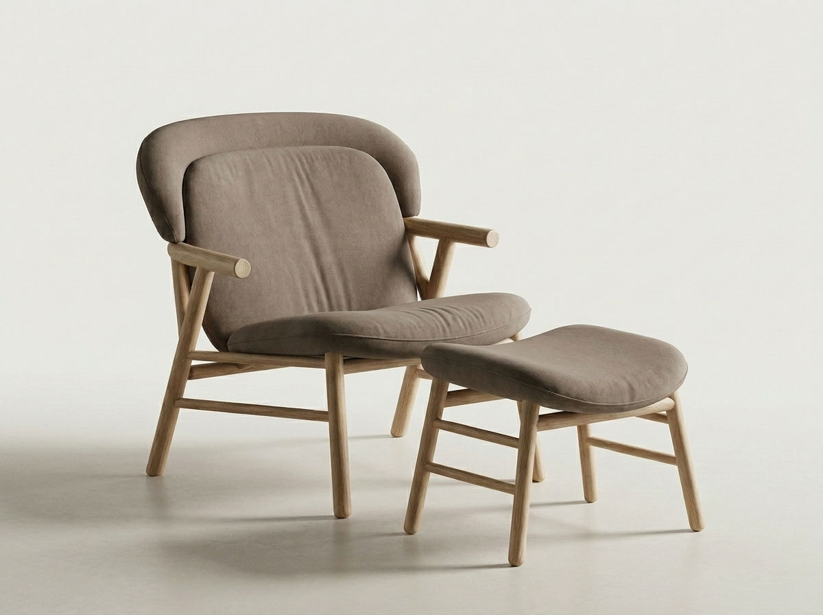 Armchair David Textured Block Revit Import
