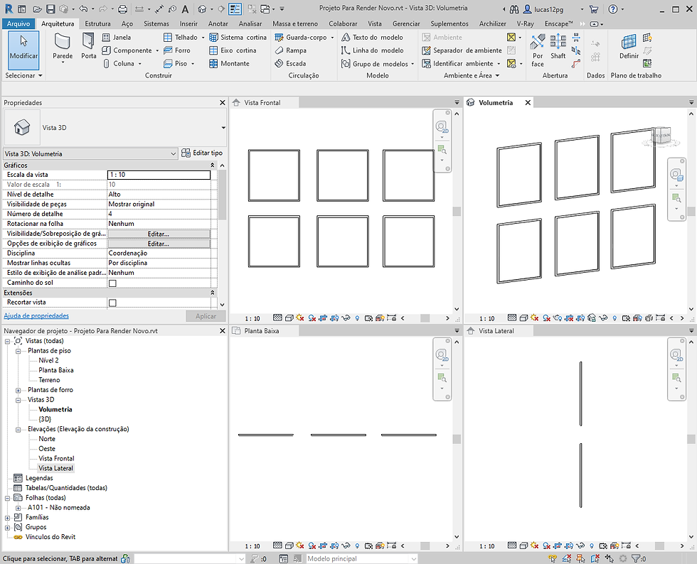 Thumbnail: Set Frame 04 80cm x 80cm Revit High Quality