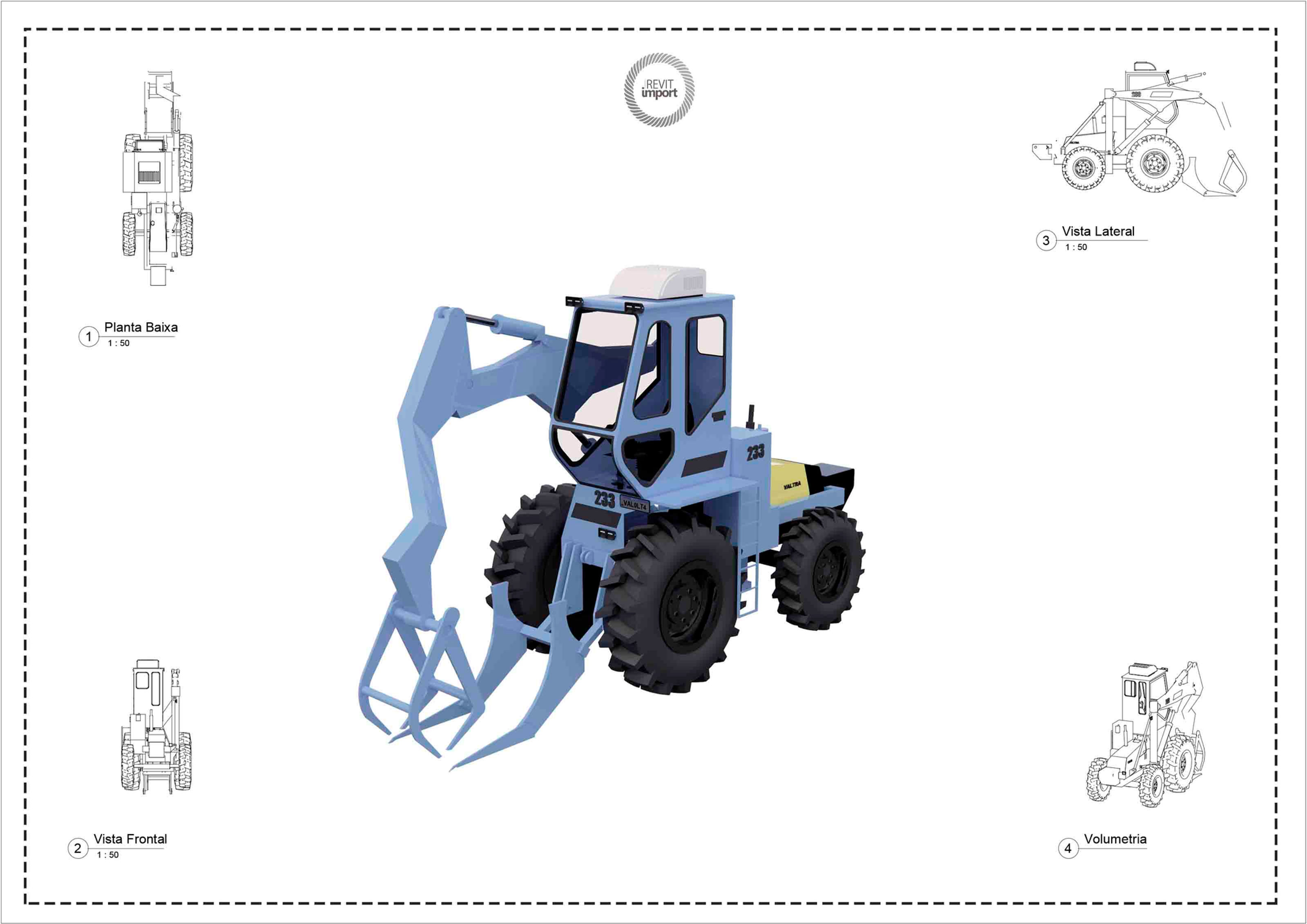 L Tractor Motocana Revit High Quality