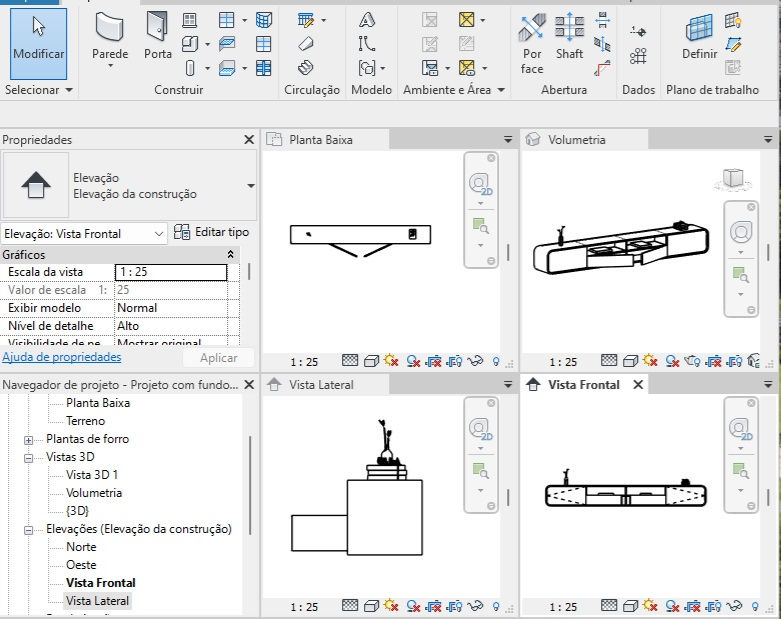 Thumbnail: K Parametric Buffet 0.15 Rack 010 Decorated Revit Block