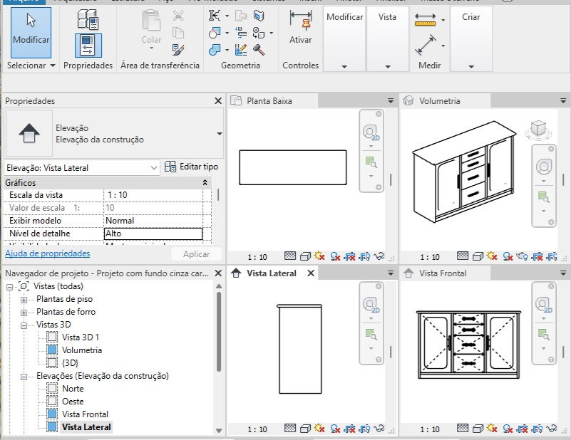 Thumbnail: M Parametric DYRLUND_004_Chest of Drawers Revit