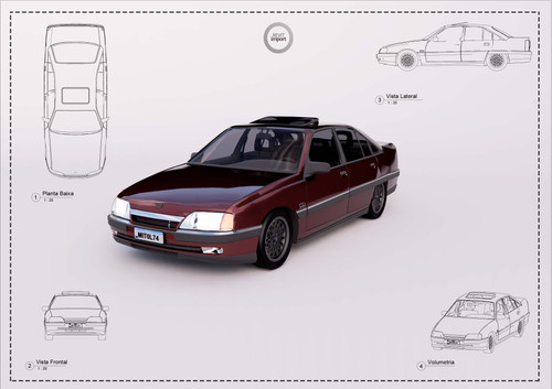 L GM Omega CD Revit High Quality | RevitImport