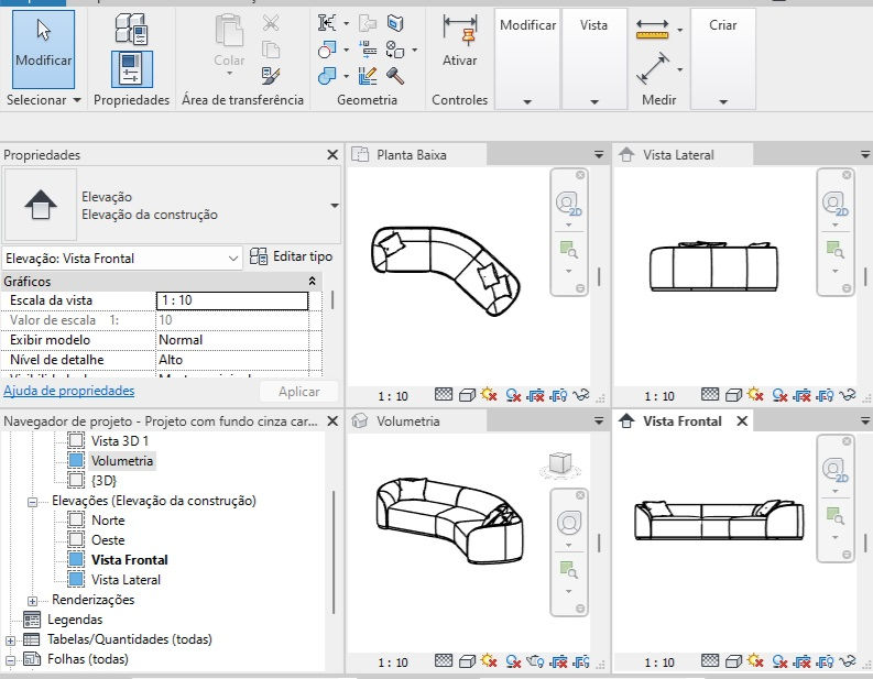 Thumbnail: Sofa Morelli Textured Revit Blocks 2023